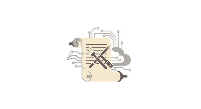 Contract Document with Crossed Out Signature.
