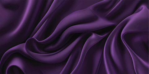 Obraz premium Elegant purple and pink silk satin fabric background with smooth luxury waves and soft violet textile drapery texture for a romantic shiny backdrop