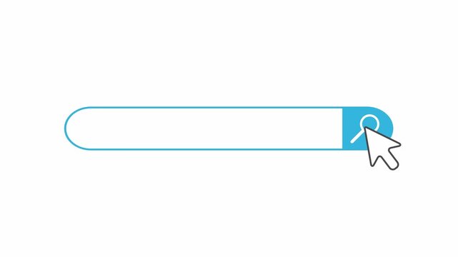 Loading bar with search icons.