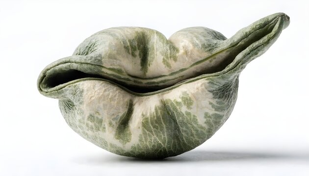 fava bean isolated on white
