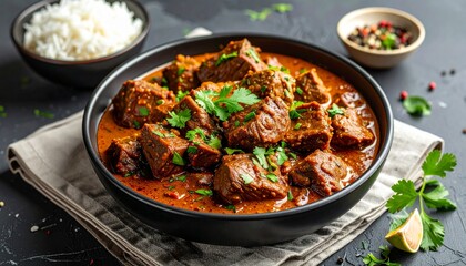 Fototapeta premium Beef Nihari langsam gekocht