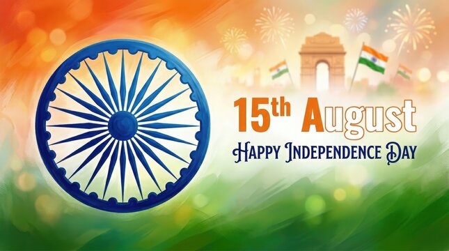 Celebrating india's independence day 15th august a patriotic visual
