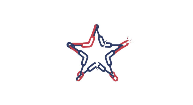 Star Shape Made of Welding Rods.