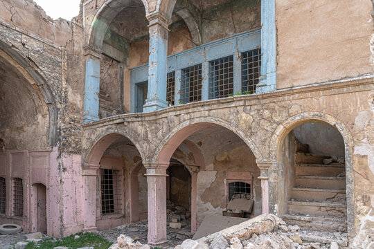 The city ruins after the war in Mosul, Iraq