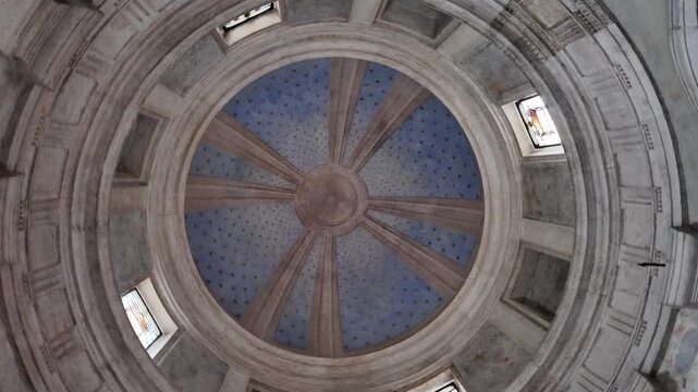 Interior Ceiling Of Tempietto Del Bramante Rome