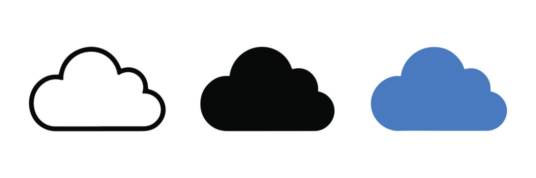 Cloud Storage Network Data Service Icon