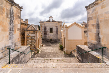 Fototapeta premium The Alberobello Cemetery view in Alberobello Village in Italy