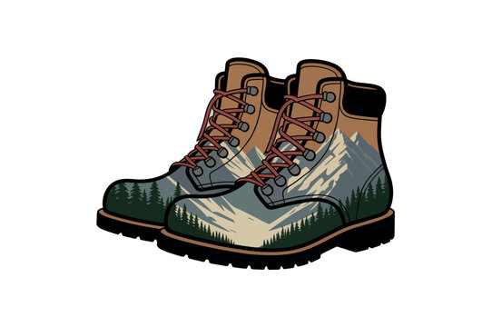 Outdoor Boot Track Minimal Shape