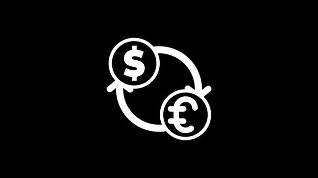 Currency exchange Isolated Vector icon which can easily modify or edit. Here we are offering you a Shopping pack that can be used in project