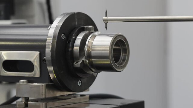 Automated Surface Measuring Test Probe Instrument Technology Production Lathe