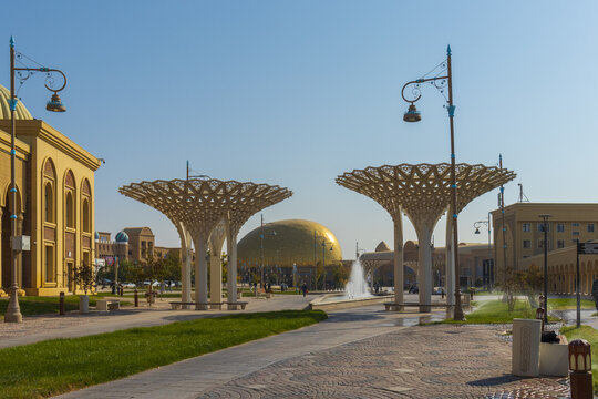 22 October 2025, 22 October 2025, Altyn Samruk Flying (Golden Egg) Theater and Museum, Turkestan City, Kazakhstan