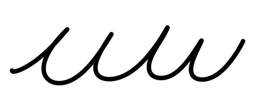 Abstract black scribble lines collection, minimalist hand drawn doodle curves