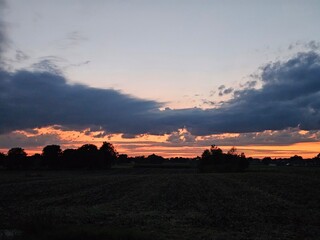 Obraz premium sunset in the mountains