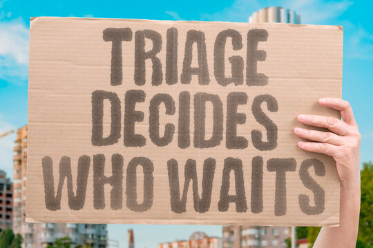 "Triage Decides Who Waits" Emergency departments use priority scoring to manage scarce resources. TRIAGE. EMERGENCY. PRIORITY. SCORE. SCARCE.