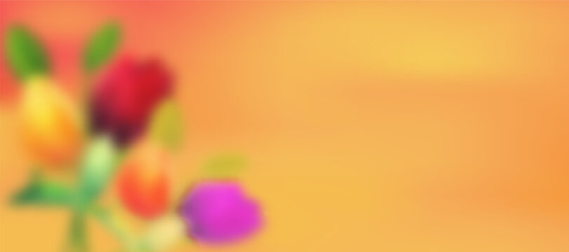 Soft spring floral background with pastel green leaves, watercolor gradient, abstract nature blur and elegant botanical design.