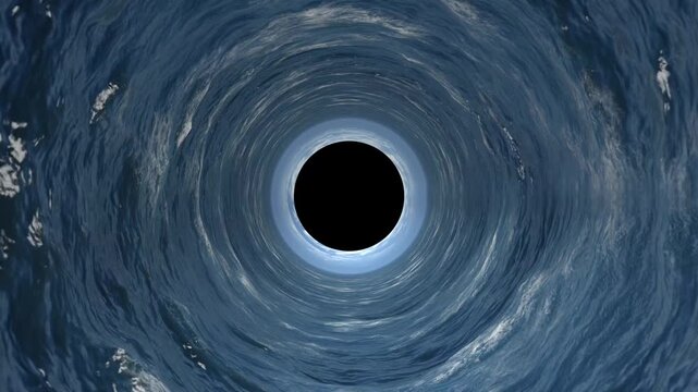 Dark vortex swirls with cosmic mystery and depth