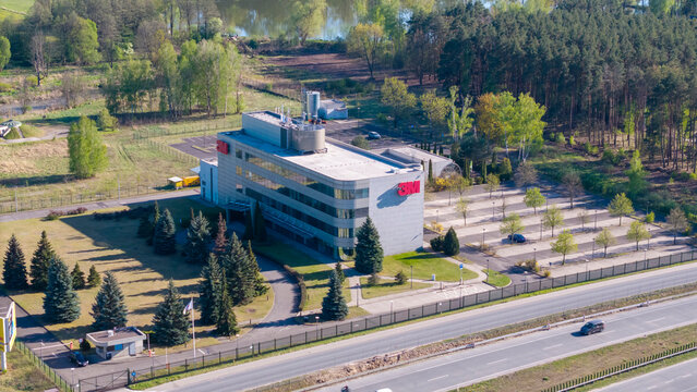 3M office building in Poland, 3M is a global american corporation headquarters.