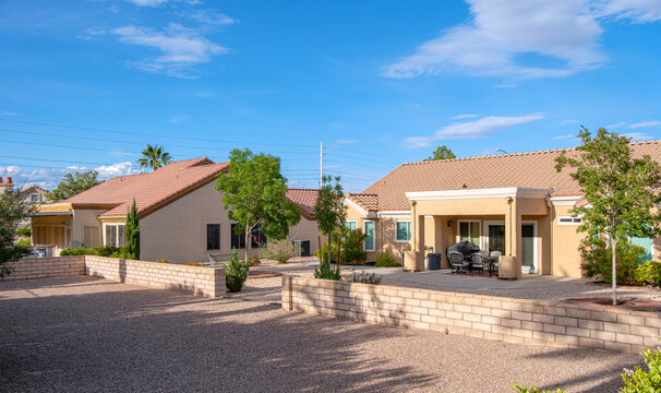Neighborhood in Northern Summerlin Nevada state.