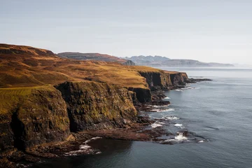 Fototapeten Tropischer Strand Cliffs landscape in the wildness of Isle of Skye in Scotland  © Antoine