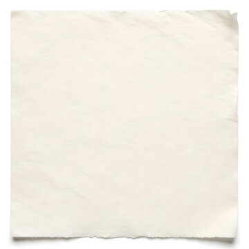 Minimalist Torn Edge White Paper Texture JPG - Handmade Rough Deckle Edge Background.