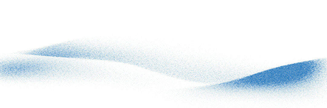 Realistic winter snow border background with 3D snowy drifts, icy white landscape, frosty frame elements and seasonal mountain scene design.