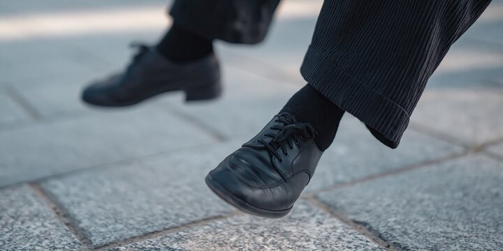 tap dancer is tap dancing - movement and rhythm on display as tap dancing man tap dances