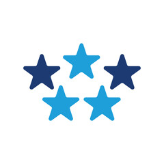 Obraz premium Five Stars icon
