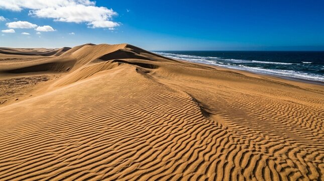 Sahara sand dune wind pattern ripple shadow texture