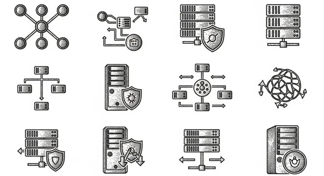Collection of various mechanical gears.