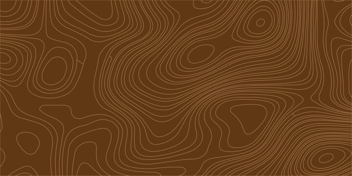 Seamless dark chocolate brown wood texture background with a wavy grain pattern and circular swirl design for a nature-inspired vector wallpaper