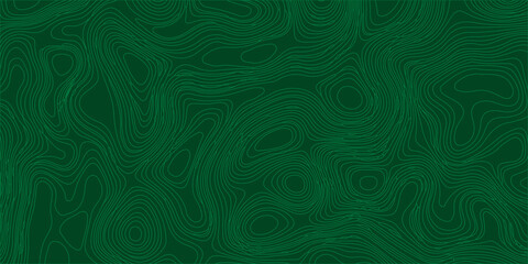An abstract green background with lines features a seamless floral pattern and vintage texture to create a decorative vector art backdrop with a retro damask ornament design © Lily