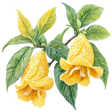 Basbousa, playful watercolor vector painting with subtle shadowing and soft gradients, isolated on a white background.
