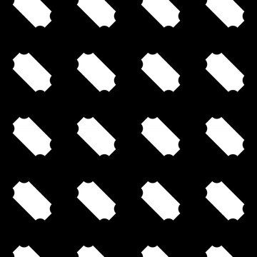 Repeated slanted shapes background. Seamless surface pattern design with polygons ornament. Tilted blocks wallpaper. Jagged figures motif. Digital paper, print. Octagons image. Checkered back. Vector.