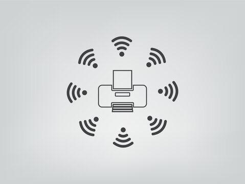 Vector illustation on a gray background