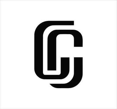 cc real estate c letter logo design. Minimal monogram emblem, classic style  Alphabet vector logo design. Premium Business logo, White background