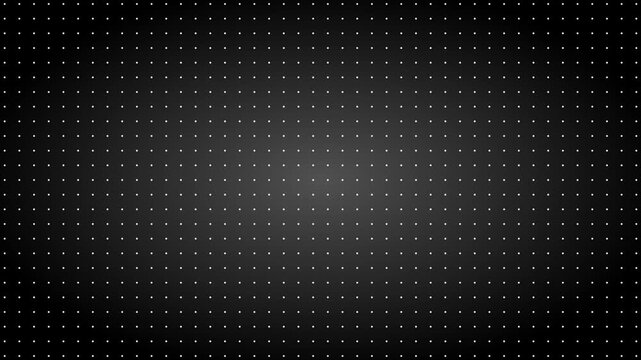 Minimalist digital dot grid motion animation