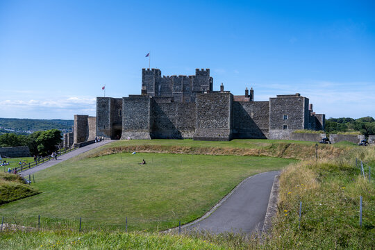 Dover Castle exterior and defensive walls
