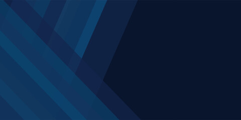 Obraz premium Abstract Blue Geometric Background With Diagonal Stripes For Modern Business And Technology Presentations
