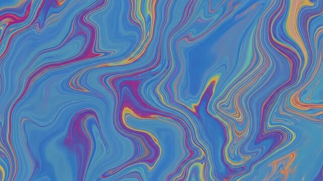 Abstract swirling fluid colors create a vibrant and dynamic background pattern