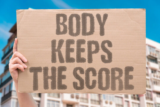 "Body Keeps The Score" Physical health silently records the cumulative damage of poor diet. BODY. HEALTH. DAMAGE. DIET. CUMULATE.