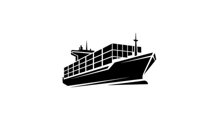 Fototapeta premium Large Cargo Ship Container Vessel.