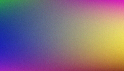Obraz premium Colorful gradient background with blended hues of purple blue green yellow and pink high quality professional detailed modern