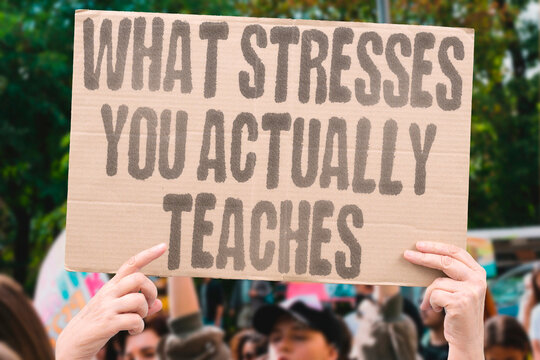 "What Stresses You Actually Teaches" Distressing emotional patterns carry embedded information about unresolved inner needs. STRESS. TEACH. EMOTION. PATTERN. INNER.