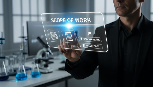 Scope of work planning requirements milestones project management digital