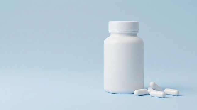 Blank White Bottle