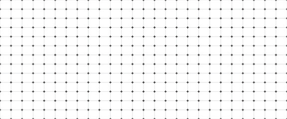 Planer page with dotted grid. Seamless checkered paper texture. Retro bullet journal notebook background. Simple square graph pattern. School math sheet wallpaper © penanti