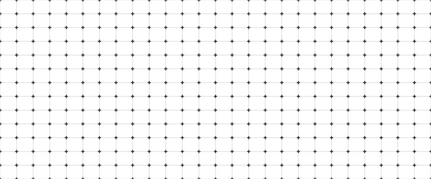 Planer page with dotted grid. Seamless checkered paper texture. Retro bullet journal notebook background. Simple square graph pattern. School math sheet wallpaper