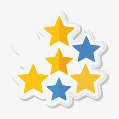 Fototapeta premium Rating Stars Icon