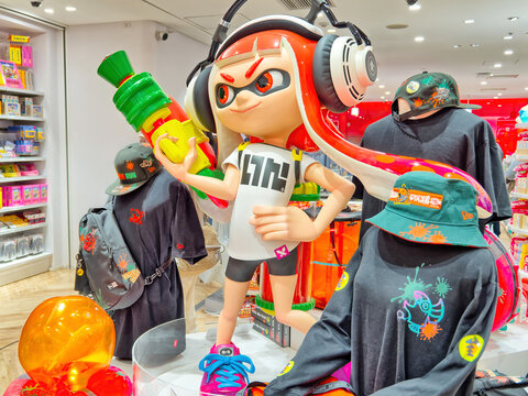 Nintendo OSAKA at Daimaru Umeda Store. The official Nintendo store featuring popular characters from Splatoon, Super Mario Bros, The Legend of Zelda, and more.