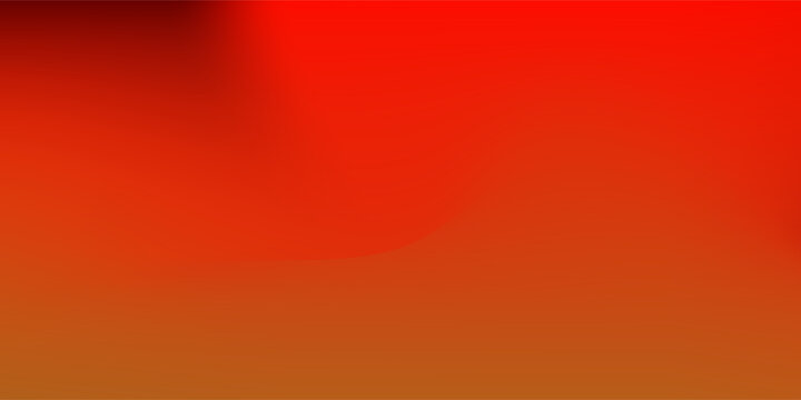 Saturated red gradient background. Abstract smooth hot color gradation wallpaper. Vibrant intense blurred backdrop for banner, poster, leaflet, brochure, booklet. Bright fiery red overlay. Vector